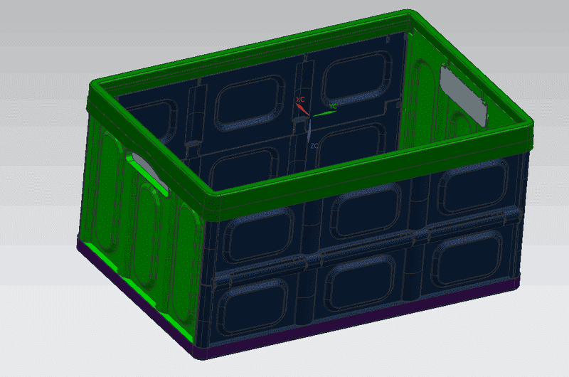 collapsible plastic box