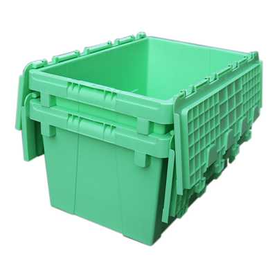 distribution tote with hinged lid, plastic storage tote Wholesale ...